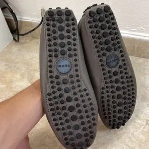 Gucci grey slip ons - with bag Gucci | Shoes | Gucci Grey Slip Ons With Bag | Poshmark main image 3